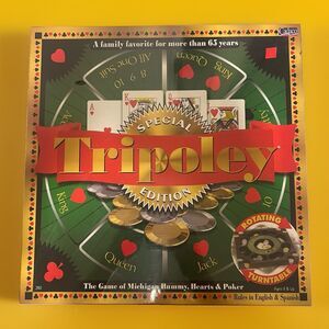 Vintage 2000 Tripoley Special Edition Game Cadaco 260 New Sealed 2-9 Players